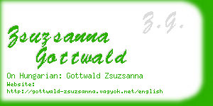 zsuzsanna gottwald business card
